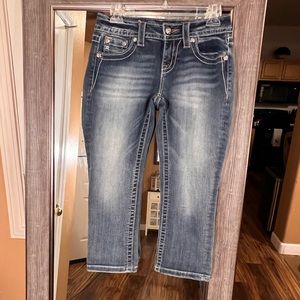 “Miss Me” Mid Rise Cuffed Capri